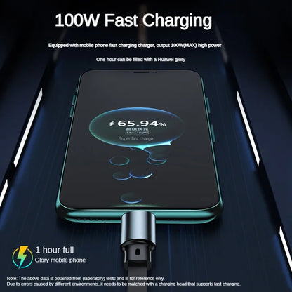 3 In 1 Retractable USB 100W Cable Fast Charging And Data Micro USB Type C For iphone6-14 Android Phone Xiaomi Huawei OPPO Beauty World Shop