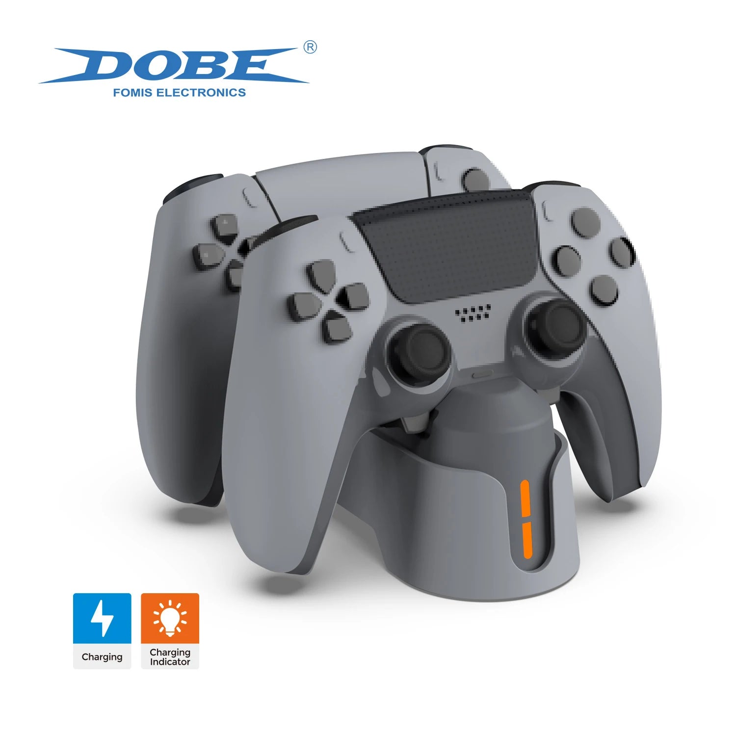 DOBE Double Charging Dock TP5-1501X for PS5 Handle with Dual-color Charging Indicator Light & Charing Cable Beauty World Shop