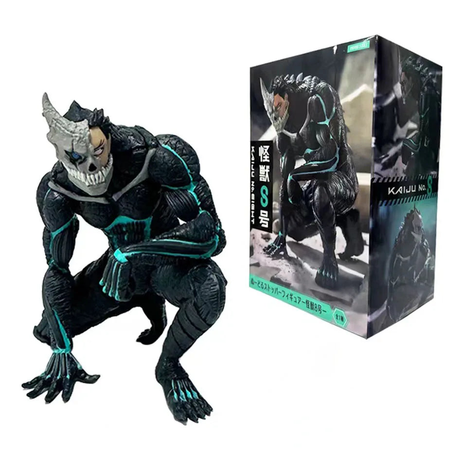 Hot 21cm Kaiju Number Eight Figure Kafka Hibino Stands Monster Form No. 8 Anime Decoration Model Ornaments Beauty World Shop