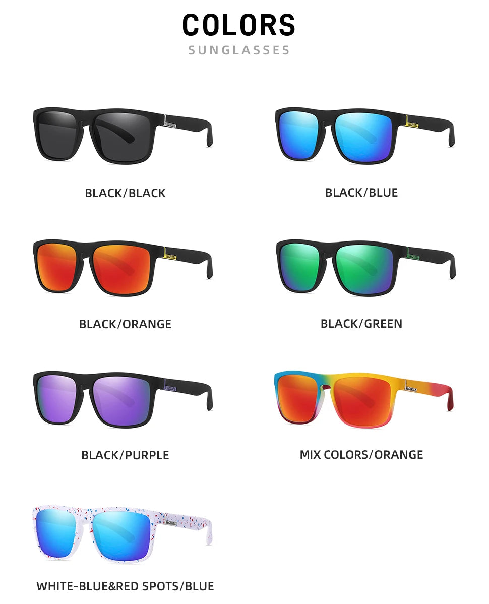 VAGHOZZ Brand Classic Sunglasses Men UV400 Fishing Sun Glasses Women Square Outdoor Male Sport Eyewear Driving Shades Beauty World Shop