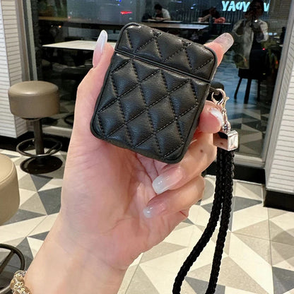 Fashionable high-end Leather PU Earphone Cover For AirPods 4 For AirPods Pro 2nd Cases For AirPods 3 2 1 Anti-lost Headphone Bag
