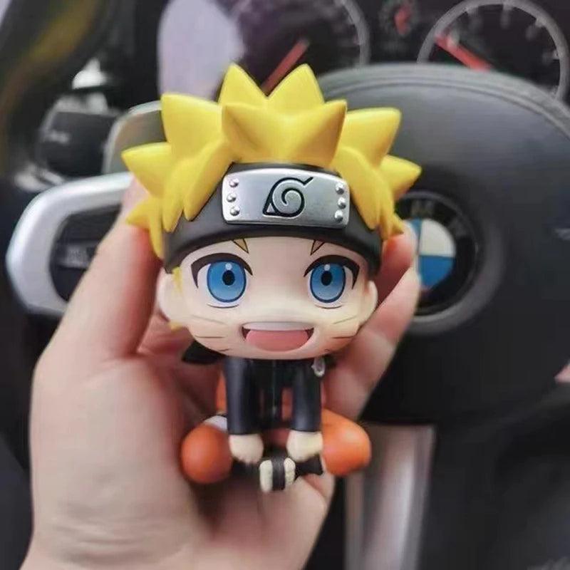 9cm Naruto Anime Figure Naruto Kakashi Action Figure Q Version Kawaii Sasuke Itachi Figurine Car Decoration Collection Model Toy Beauty World Shop