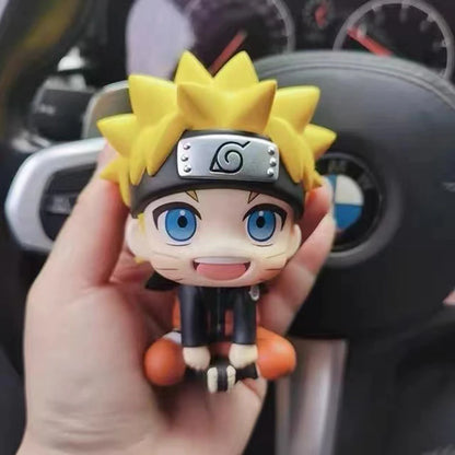 9cm Naruto Anime Figure Naruto Kakashi Action Figure Q Version Kawaii Sasuke Itachi Figurine Car Decoration Collection Model Toy Beauty World Shop