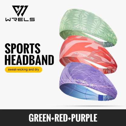 WRELS Sports Headbands Moisture Wicking Sweatbands for Running Breathable Headbands Elastic Non Slip Hairband for Women and Men Beauty World Shop
