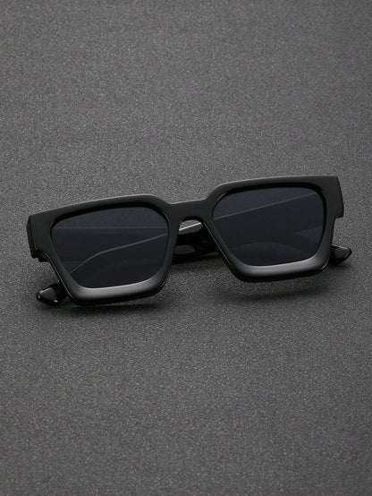 1/2 PC S Classic Fashion Square Plastic Frame Women Sunglasses For Men Daily Life Shades Eyewear Accessories. Beauty World Shop