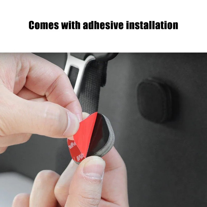 2Pcs Magnetic Car Seat Belt Holder Fixing Clip Pu Leather Seatbelt Limiter Stopper For Safety Belt Clip Prevent Falling Beauty World Shop