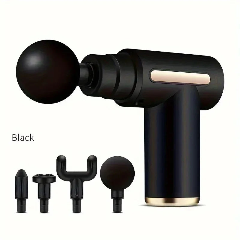 Fascial Machine Muscle Relaxation USB Mini Massage Gun Vibration Gun Massage Fitness Equipment Neck Grasping Fascia Gun Beauty Fashion