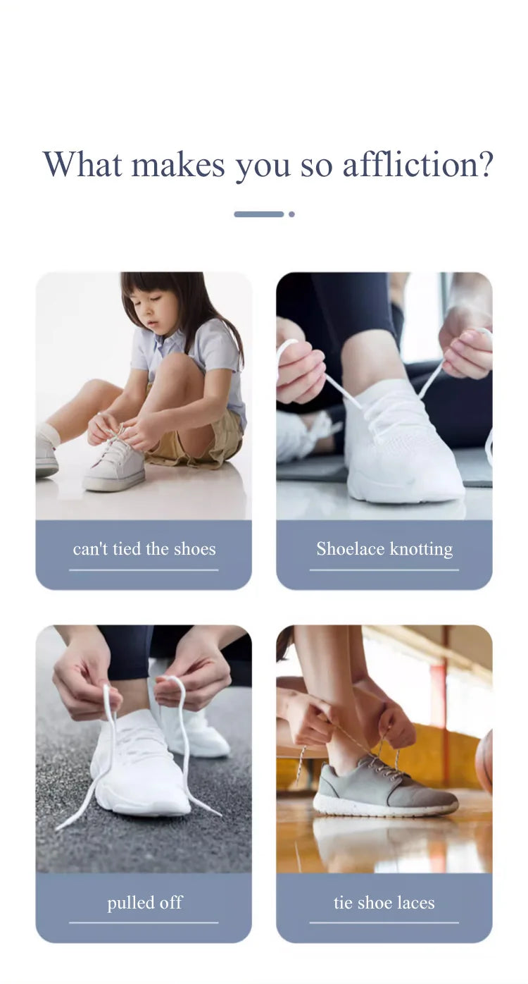 8mm No Tie Shoe Laces Press Lock Shoelaces Without Ties Elastic Laces Sneaker Kids Adult Widened Flat Shoelace for Shoes Beauty Fashion