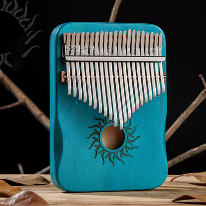 Hluru Kalimba 17 21 Key Kalimba Finger Piano Solid Maple Wood Kalimba Thumb Piano Keyboard Musical Instrument Mbira for Beginner Beauty World Shop
