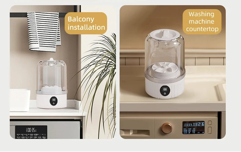 Mini Household Electric Washing Cup Underwear Socks Small Wireless Charging Washing Machine Pet clothes washing machine Beauty World Shop