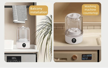Mini Household Electric Washing Cup Underwear Socks Small Wireless Charging Washing Machine Pet clothes washing machine Beauty World Shop