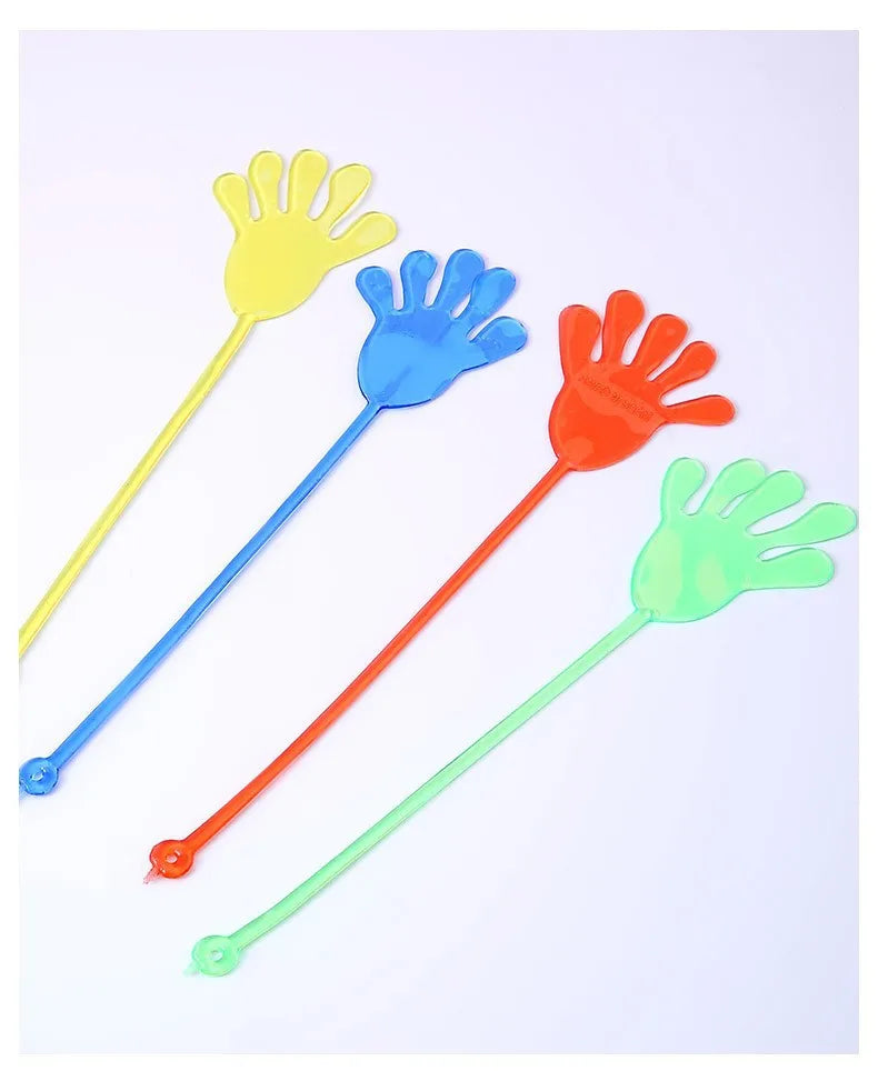 Funny Sticky Hands Toy 5-50 Pcs Elastic Slap Palm Squishy Kids Party Favors Novelty Gift Supplies for Children Beauty Fashion