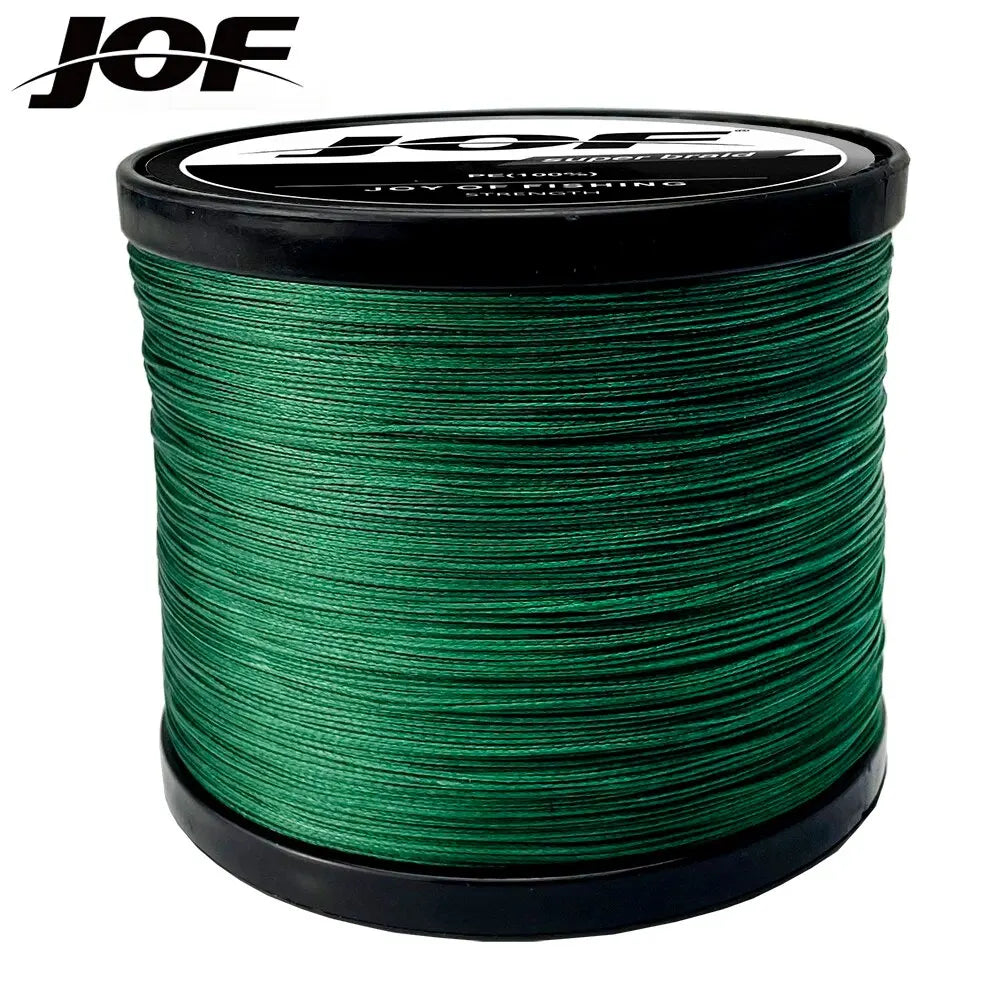 JOF 4 Strands Braided Fishing Line Multifilament 300M 500M 1000M Carp Fishing Japanese Braided Wire Fishing Accessories Pe Line Beauty World Shop