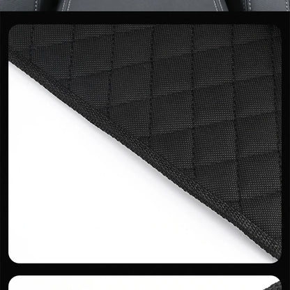 PU Leather Car Middle Seat Storage Net Large Capacity Leather Bag Seat Back Storage Bag Car Chair Back Supplies Storage Goods Ha Beauty World Shop