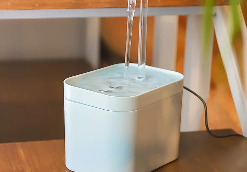 Ultra-Quiet Cat Water Fountain Filter Smart Automatic Pet Dog Water Dispenser&Burnout Prevention Pump1.5L Recirculate Filtrin Beauty World Shop