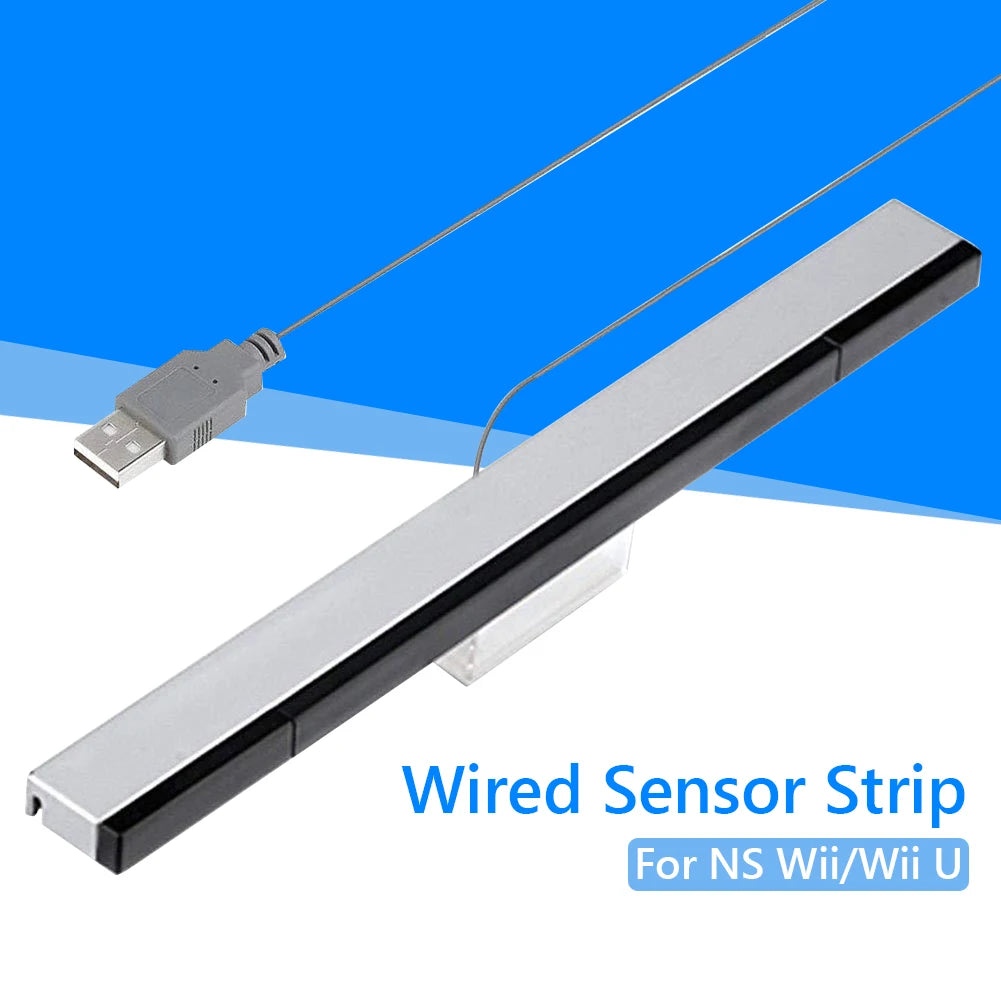 Sensor Bar USB Replacement Wired Game Console Accessories Remote Sensor Reciever for Wii/Wii U Console