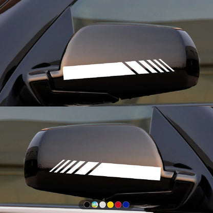 JDM Reflective Car Stickers - Classic Stripes Vinyl Decals, Self-Adhesive for Easy Install - Fit Any Car Body - Waterproof, 4pcs Beauty World Shop