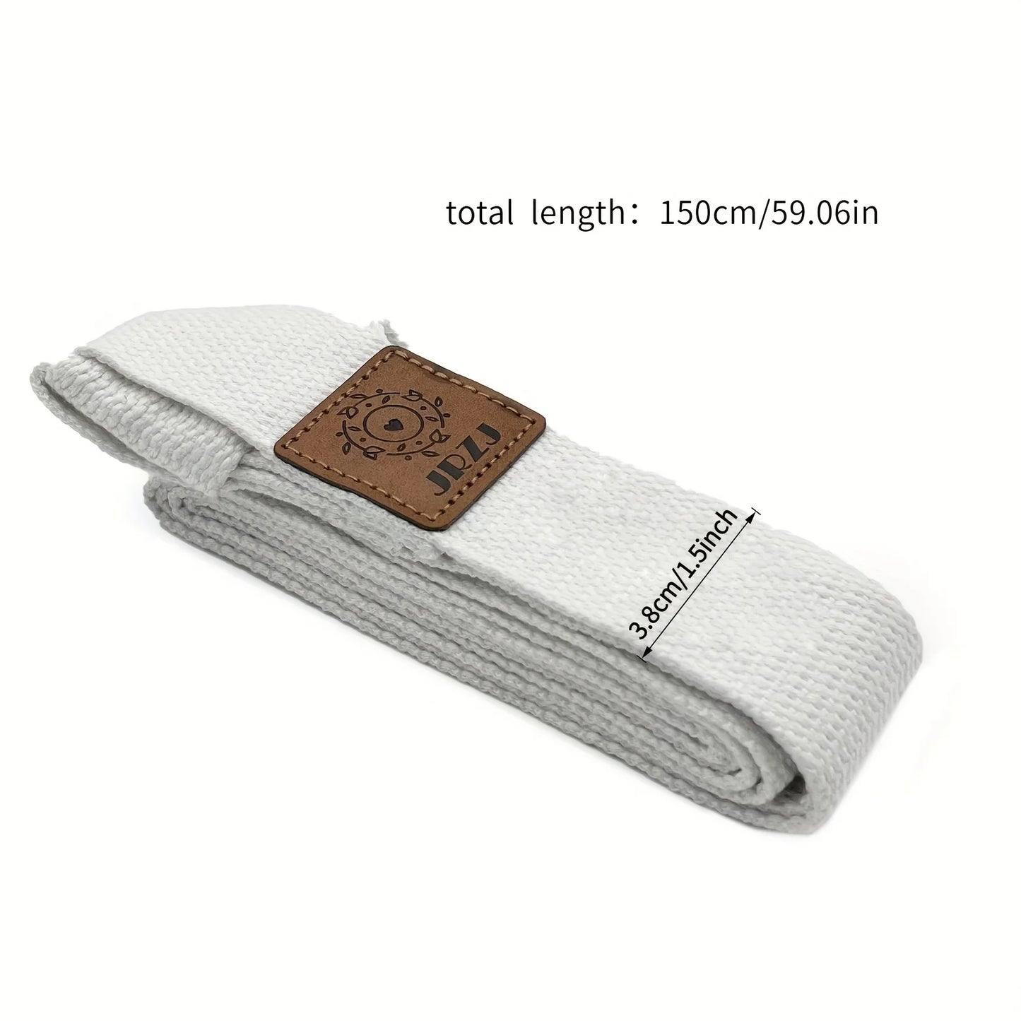 Multifunctional Yoga Mat Leather Label Strap - Yoga and Pilates Stretch Strap, Perfect for Fitness and Training Beauty World Shop