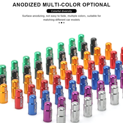 2/4/10Pcs Bicycle Tire Valve Cap Dustproof Lightweight Aluminum Alloy MTB Road Bike Tube Tyre Gas Nozzle Cover For FV Presta Beauty World Shop