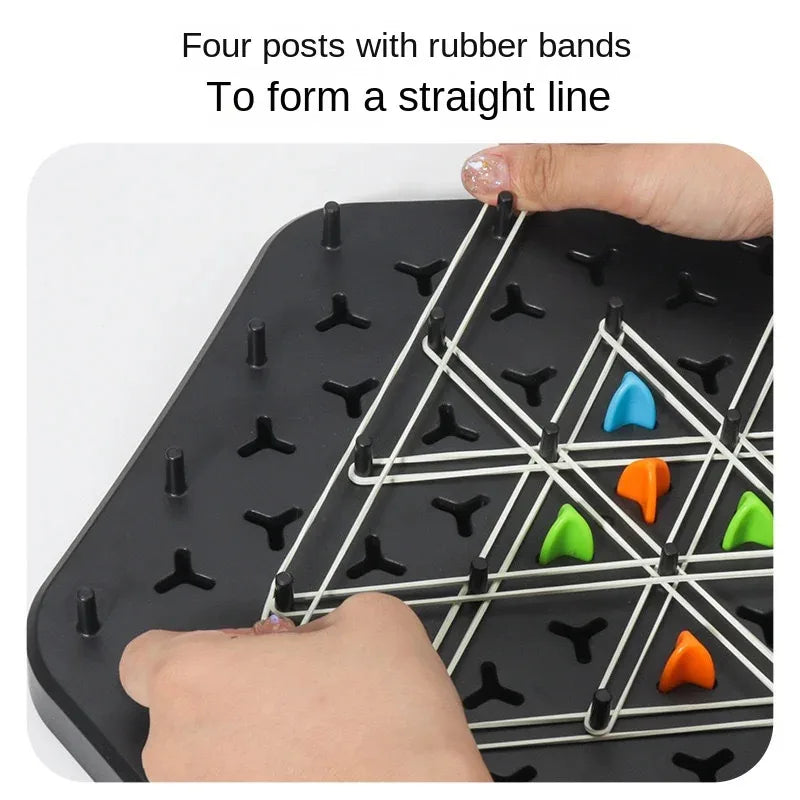 Chain Triangle Chess Splendor Duel Board Game Strategy Game for Kids and Adults Fun Family Game Logic Chess Track Tables Game Beauty World Shop