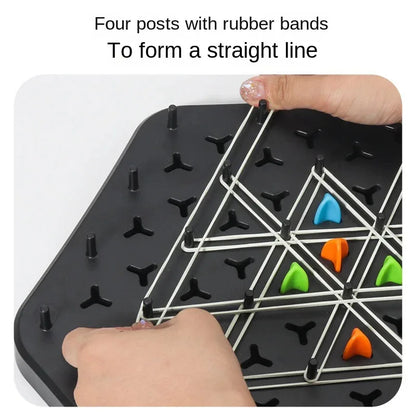Chain Triangle Chess Splendor Duel Board Game Strategy Game for Kids and Adults Fun Family Game Logic Chess Track Tables Game Beauty World Shop