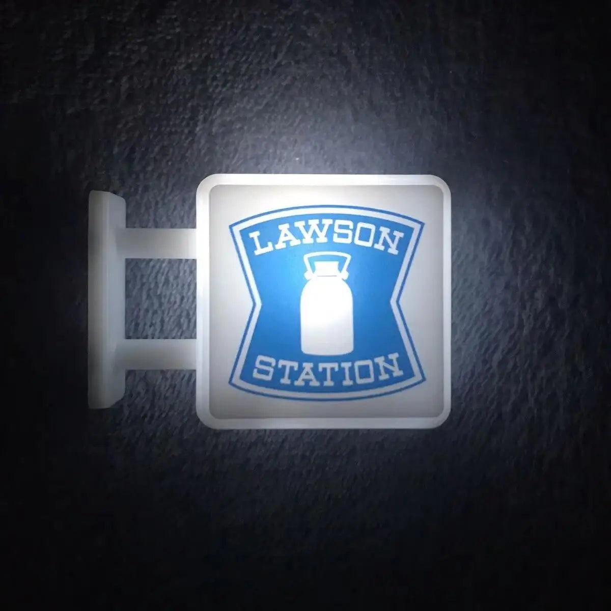 Hot Convenience Store Fridge Magnet Miniature Model Magnetic Attraction Decorate Night Light Atmosphere Light Glowing Signboard Beauty World Shop