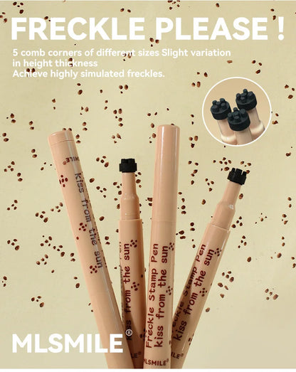 Waterproof Freckle Pen Natural Lifelike Fake Freckles Pen for Lasting Look Dot Spot Pen Makeup for Women Makep Light/Dark Brown Beauty World Shop