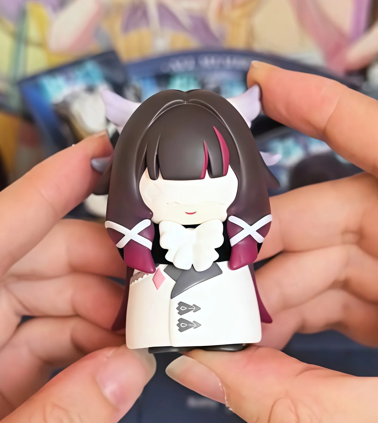Mihoyo Genshin Impact Fatui Harbinger Q Version Series Blind Box Desktop Mini Doll Model Toys Trend Decoration Surprise Gifts Beauty World Shop