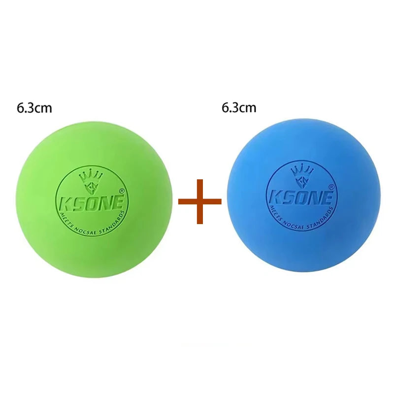 Rubber Fascia Massage Ball Lacrosse Balls Yoga Fitness Exerciser Deep Tissue Muscle Relaxation Foot Back Shoulder Healt Care Beauty World Shop