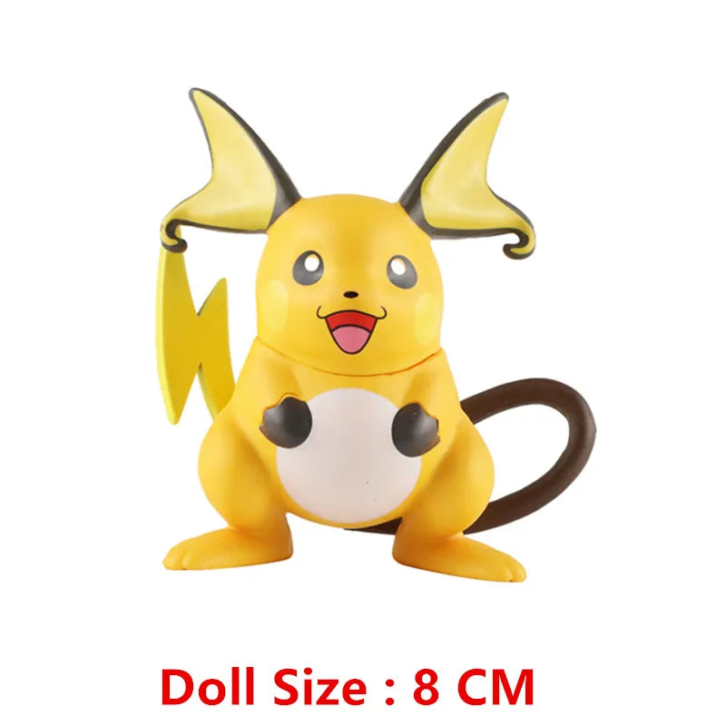 New Pokemon Cartoons Movie Anime Figure Pikachu Gengar Mewtwo  Gurado Pocket Monster Figures  Action Model Toy Christmas Gifts Beauty World Shop