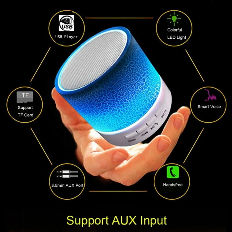 Caixa De Som Portable Wireless Mini Bluetooth Speaker Blutooth Music Sound Box For Blootooth Handfree Subwoofer Audio Baffle Mp3 Beauty World Shop
