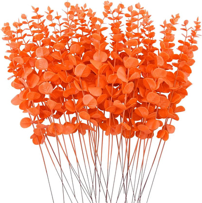 10/20pcs Artificial Plants Eucalyptus Leaves Fake Plants Vase Home Table Party Wedding Bridal Bouquet Decorations Outdoor Garden Beauty World Shop