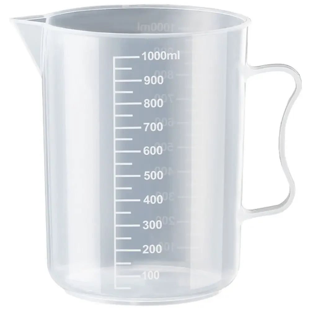 100-5000ml Thickened Plastic Measuring Cup with Scale Food Grade Measuring Cup Experimental Measuring Cup Beaker Plastic Cup Beauty World Shop
