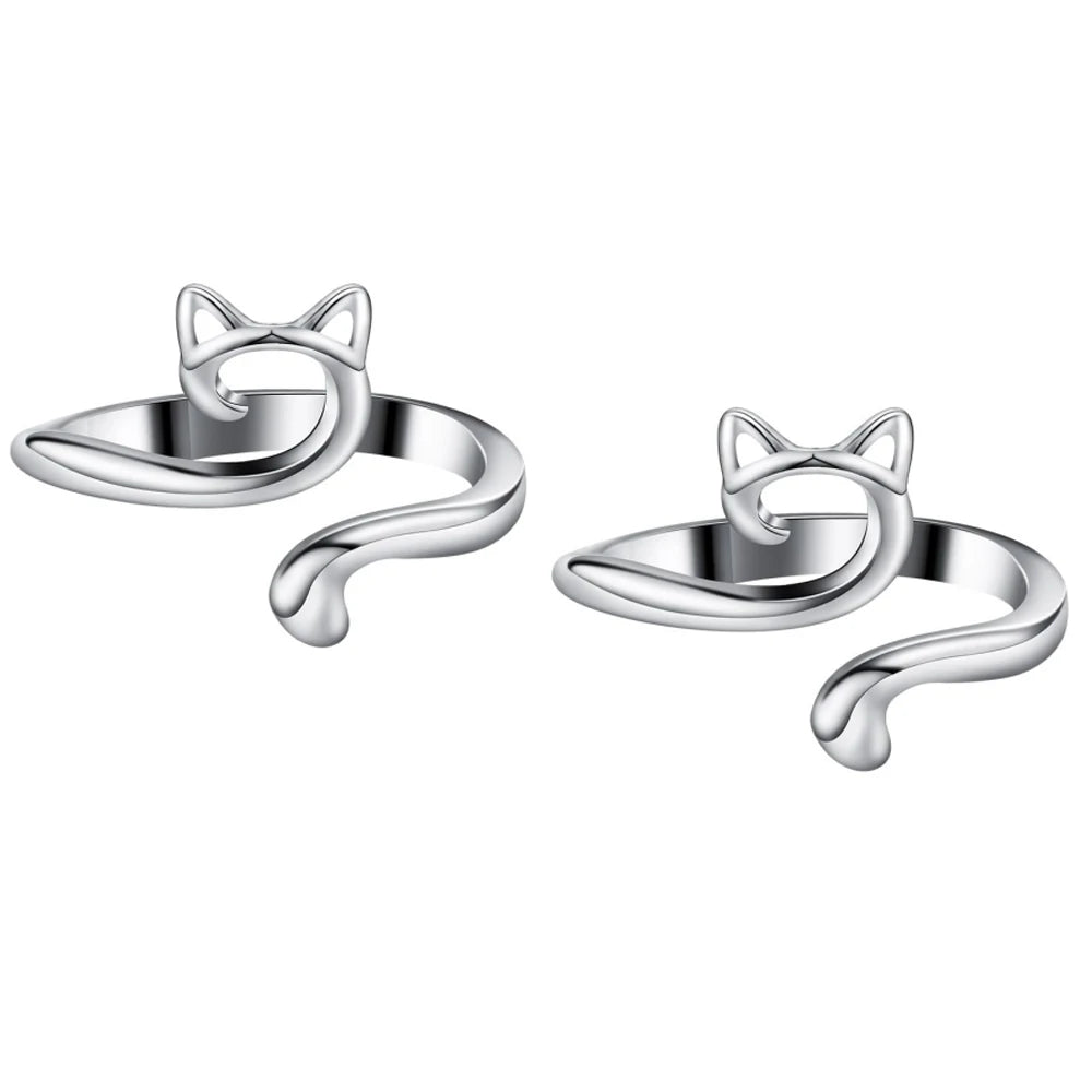 2pcs Adjustable Knitting Crochet Loop Ring Knittied Yarn Guide Finger Faster Holder Thimble Crocheters Thread Ring Sewing Tools Beauty World Shop