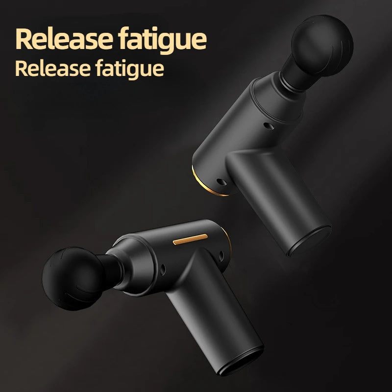 Portable Mini Muscle Massage Gun Vibration Massage Gun Body Neck Back Pain Gout Relief Deep Muscle Relaxation Massager Tools Beauty World Shop