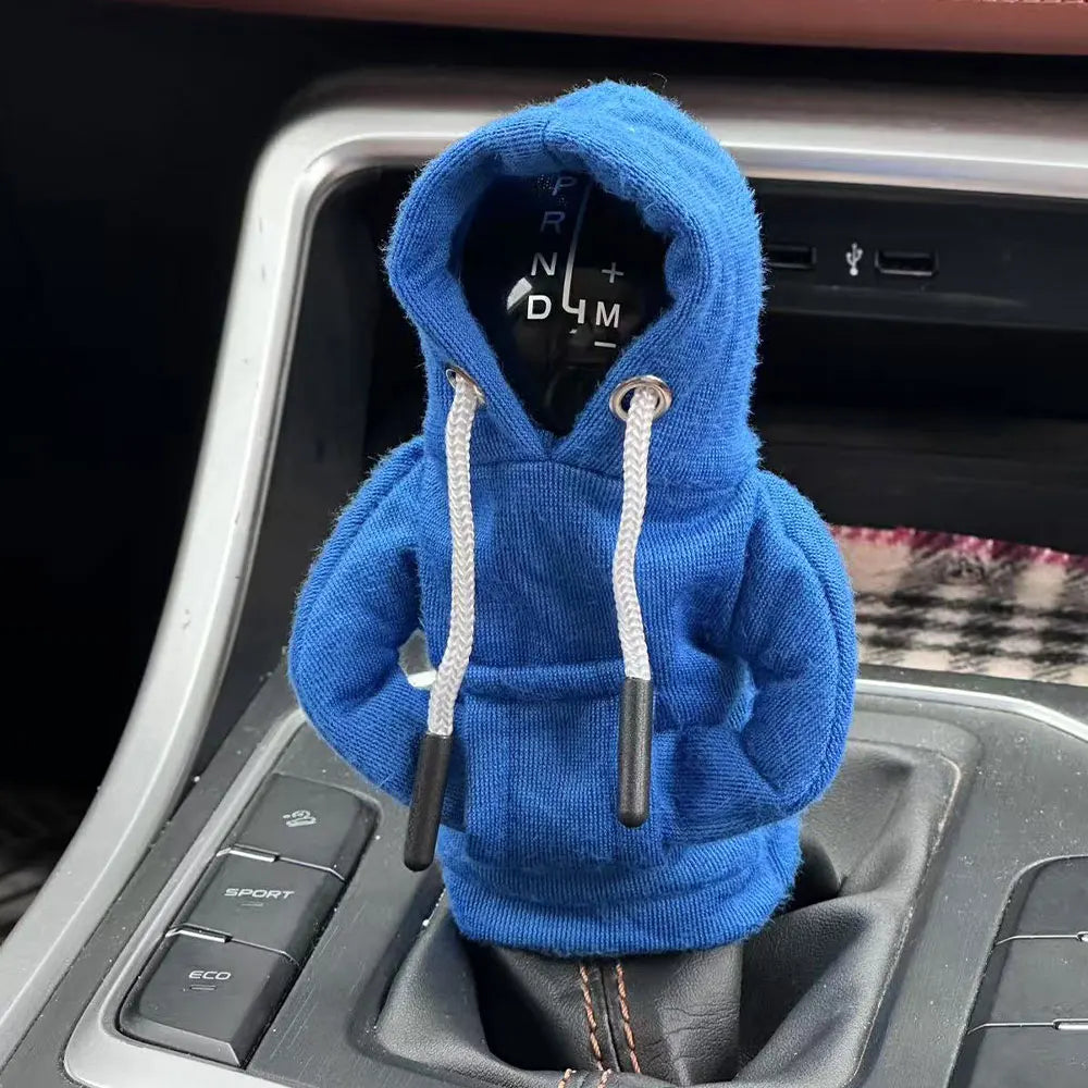 Gear Shift Mini Hoodie Cover Shift Cover Gear Handle Decoration Fits Manual Automatic Universal Car Shift Lever Interior Decor Beauty World Shop