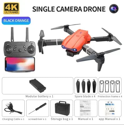 E99 K3 Pro HD 4K Drone with Dual Camera WiFi FPV Aerial Photography RC Quadcopter High Hold Mode Beauty Fashion