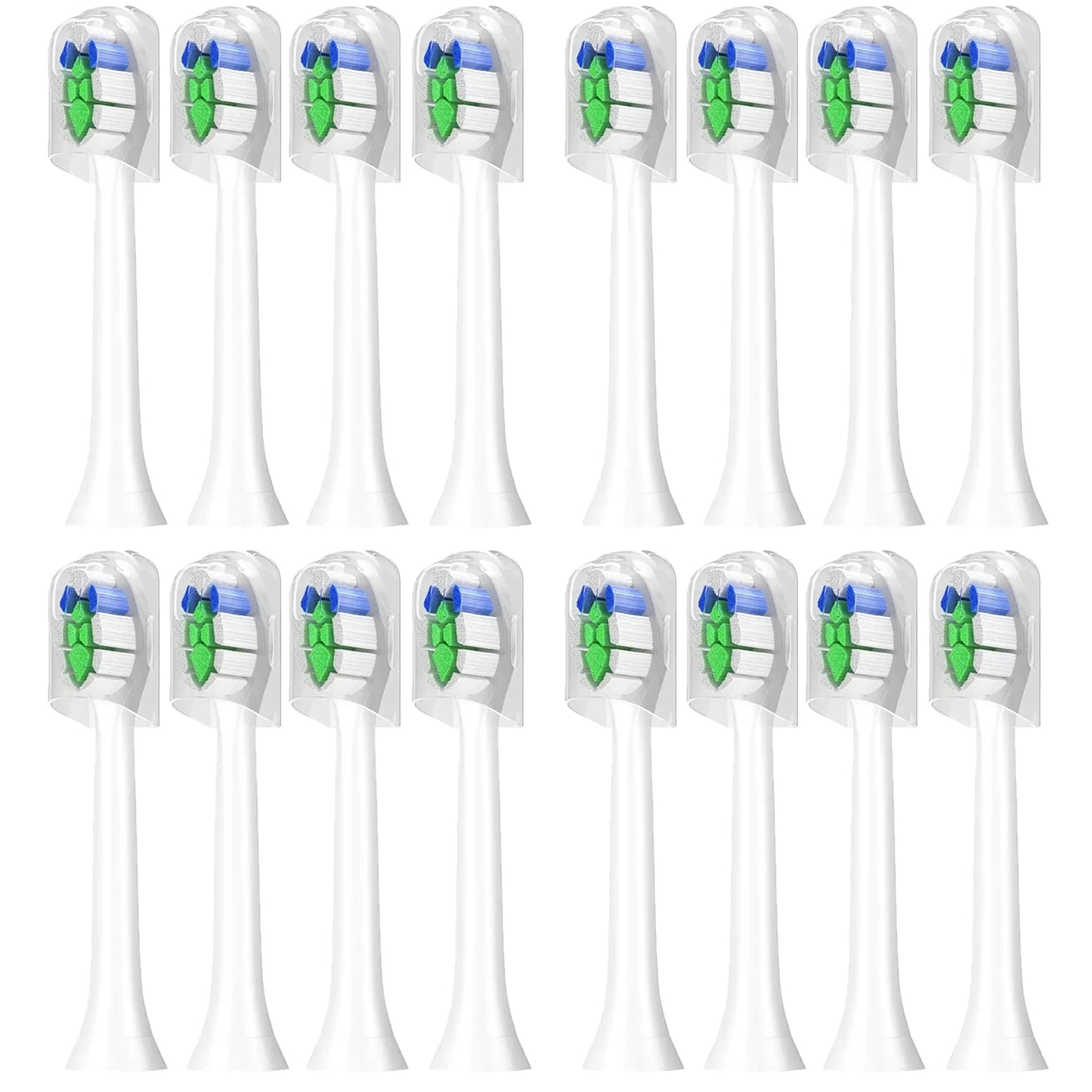 4/8/12/16 Pcs Replacement Toothbrush Heads Compatible with Philips Sonicare Electric Toothbrush Refills for 1100 2100 4100 5100 Beauty World Shop