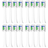 16pcs White