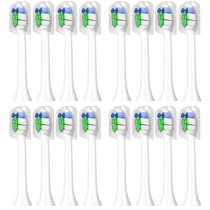 4/8/12/16 Pcs Replacement Toothbrush Heads Compatible with Philips Sonicare Electric Toothbrush Refills for 1100 2100 4100 5100 Beauty World Shop