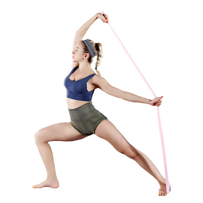 Long Training Stretch Bands Yoga Pilates Resistance Band for Physical Lower Body home Strength Elastic Exercise Bands Beauty World Shop