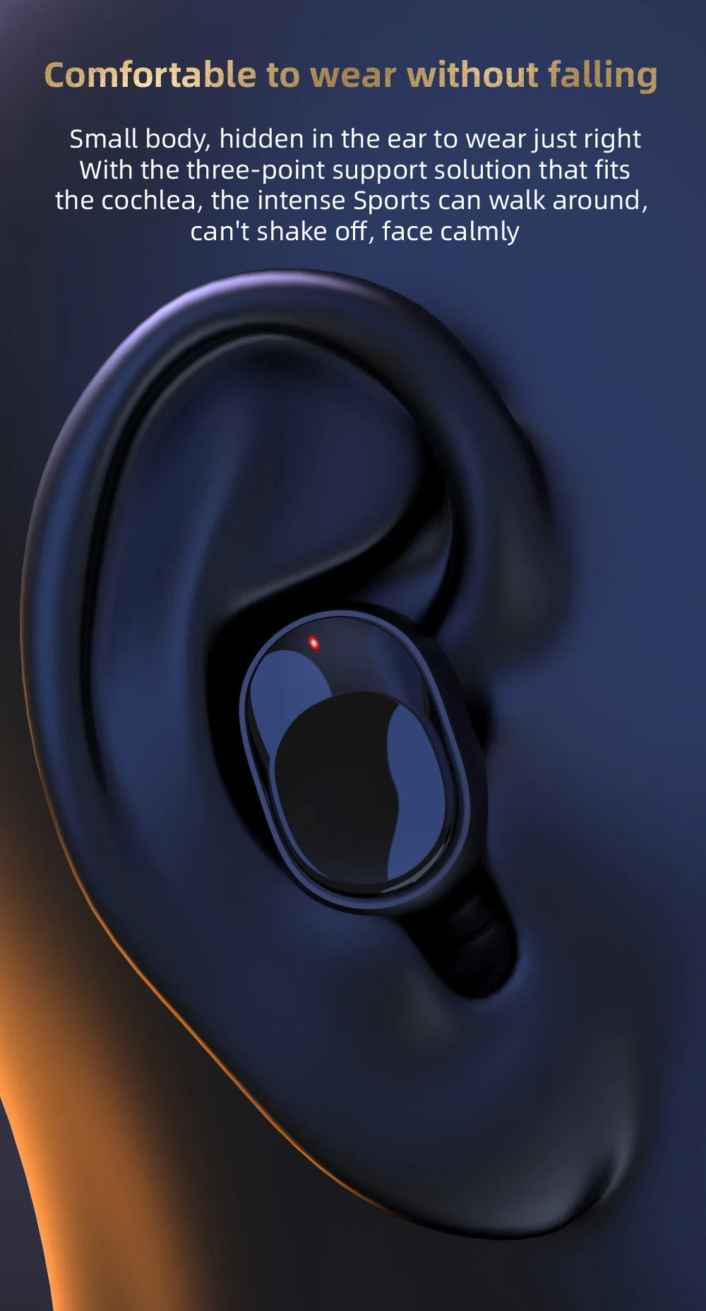 #Y80 New Bluetooth Earphones Tws Wireless Sports Running Waterproof Noise Reduction Gaming Esports Mobile Digital Display Beauty World Shop