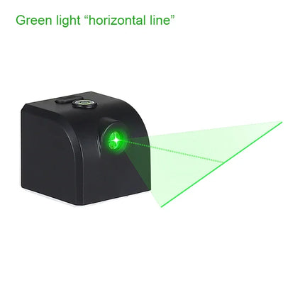 Powerful Laser Level Mini Horizontal And Vertical Cross Lines Super Green Portable Laser Level Location Line For USB Charge DIY Beauty World Shop