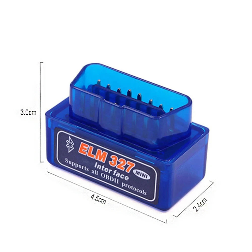 16 PIN Interface V2.1 ELM327 OBD2 Mini Code Reader Scan Tool Car Scanner For Android Diagnostic-Tool OBDII OBD 2 For A Beauty World Shop