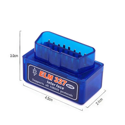 16 PIN Interface V2.1 ELM327 OBD2 Mini Code Reader Scan Tool Car Scanner For Android Diagnostic-Tool OBDII OBD 2 For A Beauty World Shop
