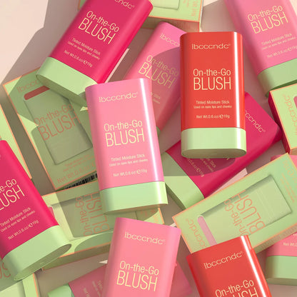 Make Up Functional Blush Stick Easy Color Rouge Blusher Cream Waterproof High Color Rendering Brightening Skin Tone Hot Beauty World Shop