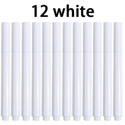 Liquid Chalk Erasable Pen 3-100Pcs White Marker for Glass Windows Blackboard Chalkboard Whiteboard Marker Drawing Chalk Pens Beauty World Shop