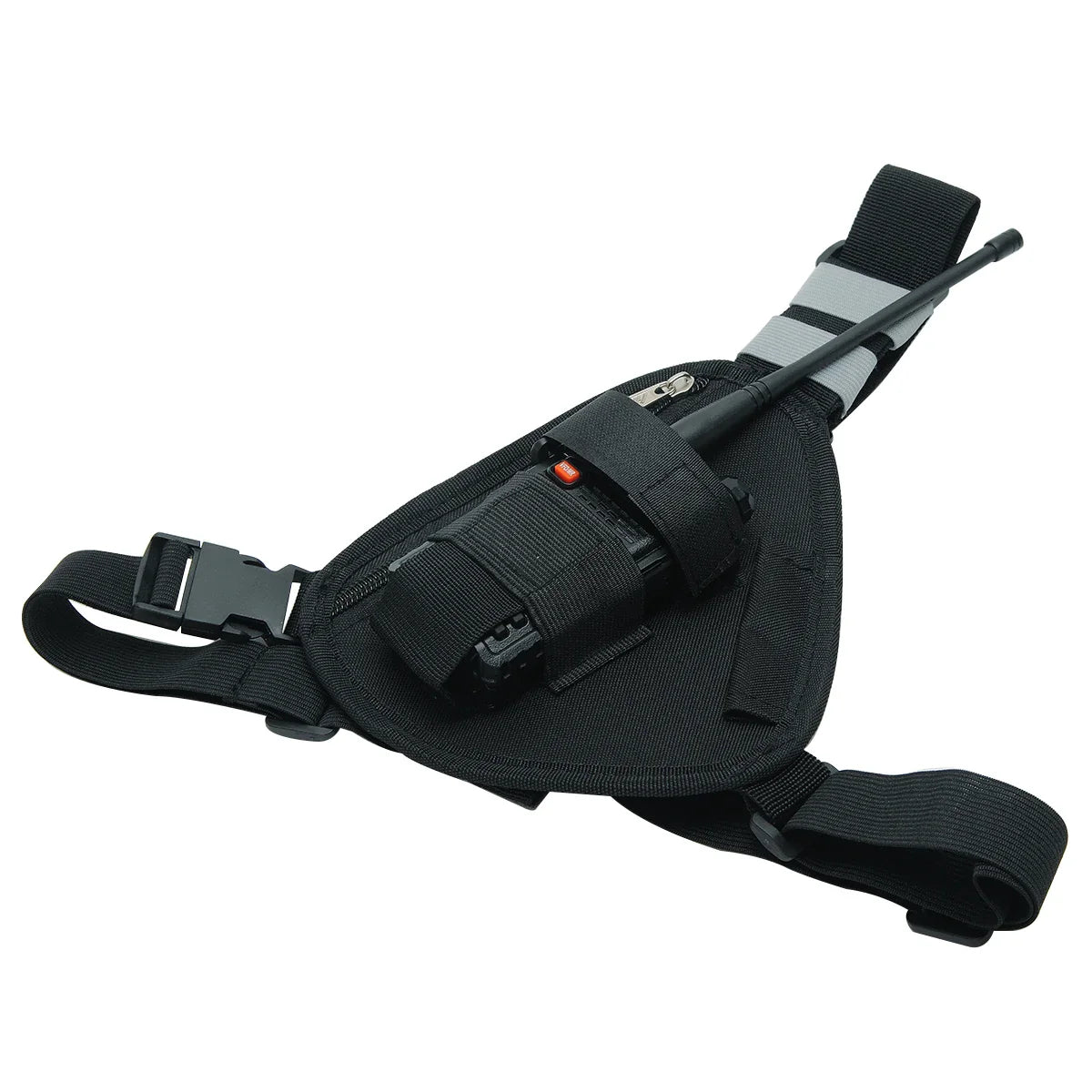 Walkie Talkie Chest Harness Shoulder Radio Holster Pack Adjustable Pouch Holster For Baofeng UV-5R UV-21 PRO Quansheng UV-K5 K6 Beauty Trend Shop