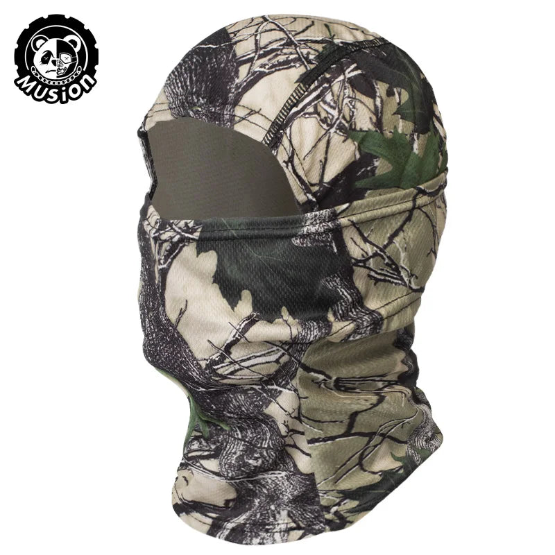 MusionTactical Balaclava Full Face Mask Quick-dryHiking Cycling Camping Hunting AirsoftHood Cap Bike Head Cover Summer Men Women Beauty World Shop