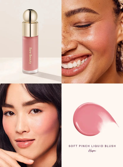 Rare Beauty Soft Pinch Tinted Lip Oil Stain Lip Gloss Delight Hope Happy Wonder Liquid Blush Makeup Cosmetics Face Eye Blusher Beauty World Shop